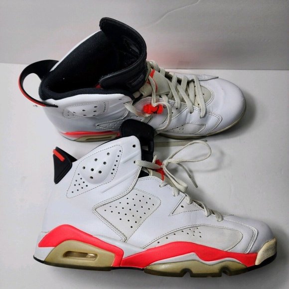 Nike Air Jordan Infrared White 2014 size 10 384664-123 OG VI